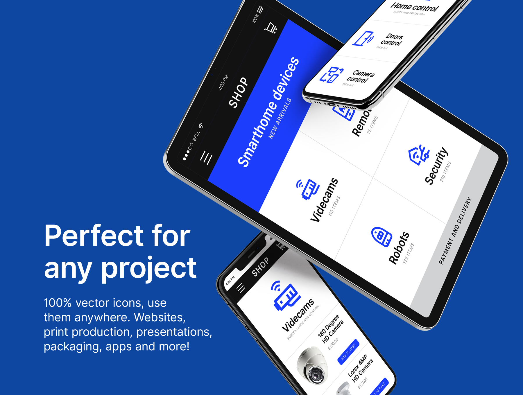 素材库下午茶：常用的智能居家图标套装下载 [XD,Sketch]插图(2)