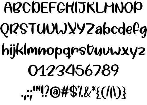 My Best Shot font插图1