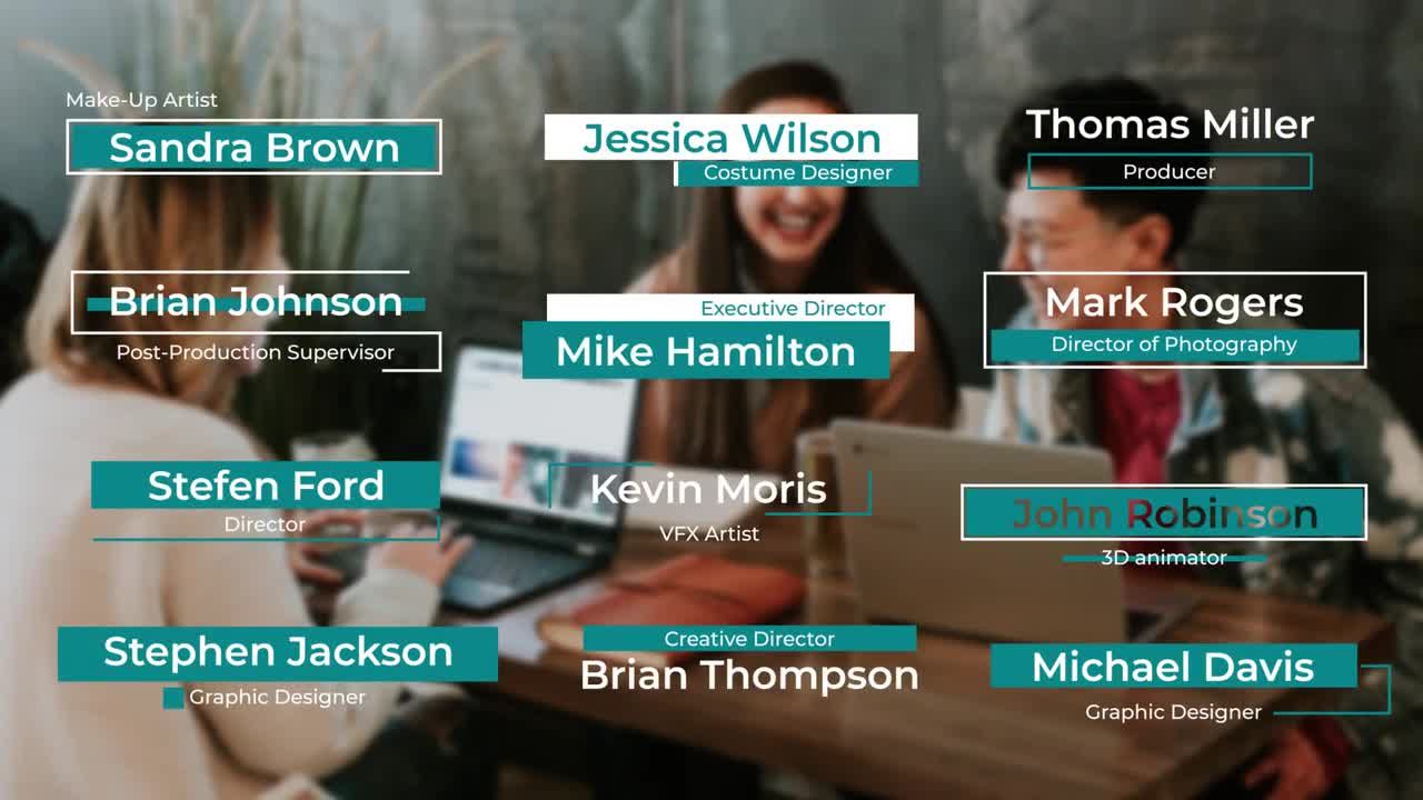 12个设计时尚低三分之二的独特动画素材库精选AE模板