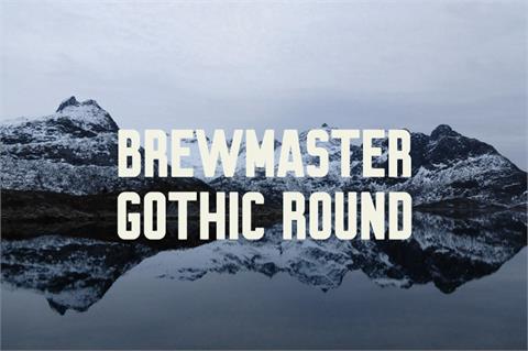 Brewmaster Gothic Round Demo font素材之家精选英文字体