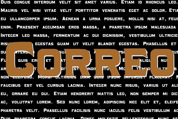 Correo Font素材之家精选英文字体