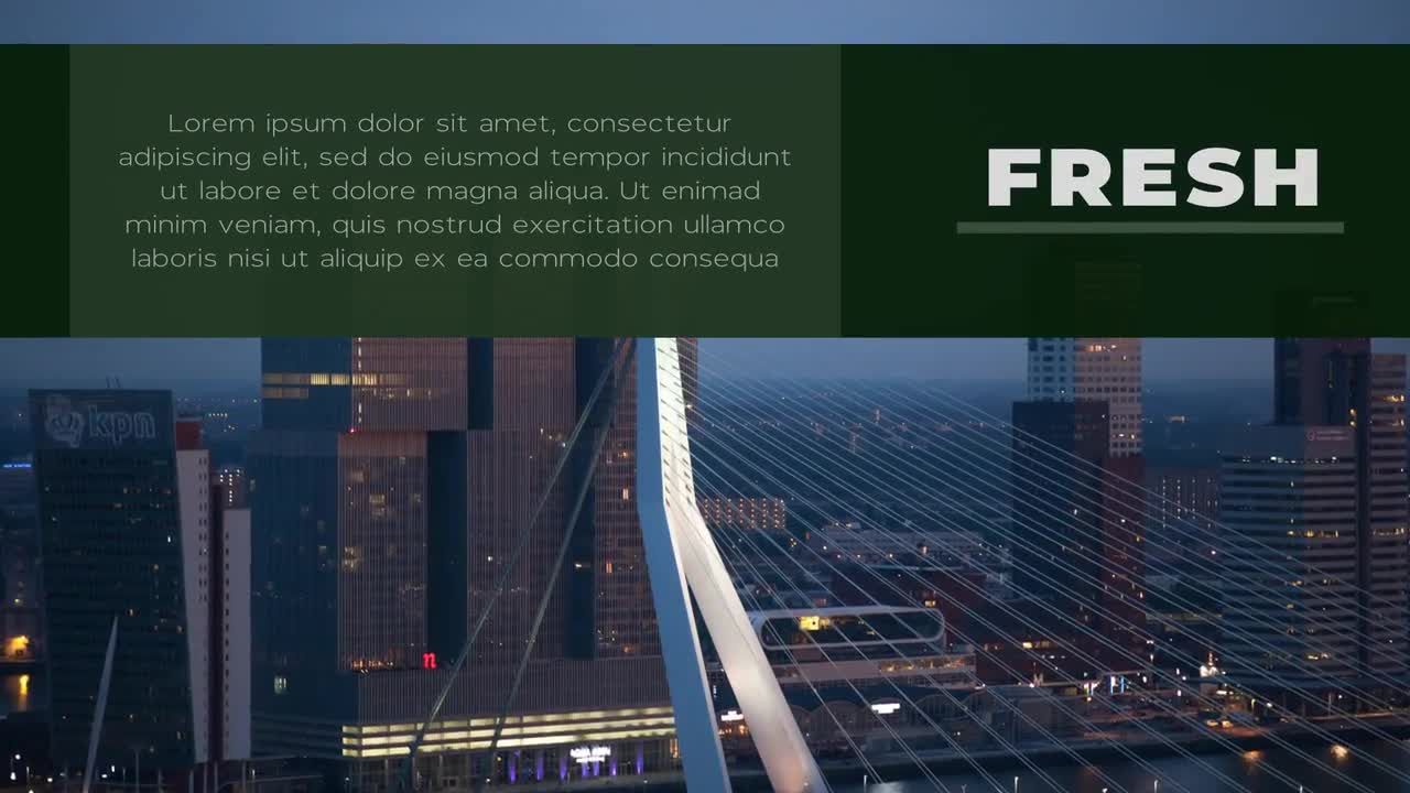 锐利动感现代商务风格素材库精选AE模板