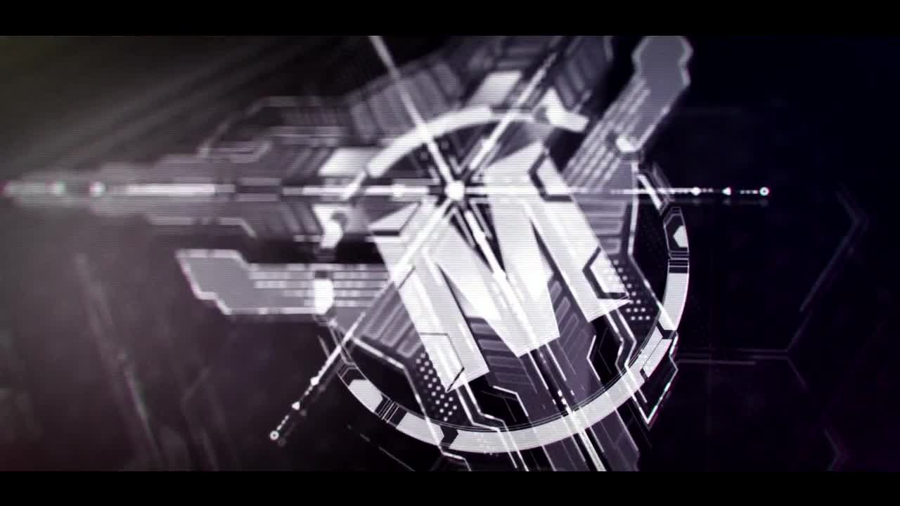 电影科幻现代HUD徽标素材库精选AE模板