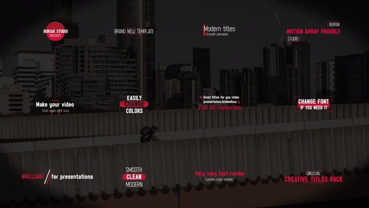 不寻常的4k创意标题素材库精选pr模板