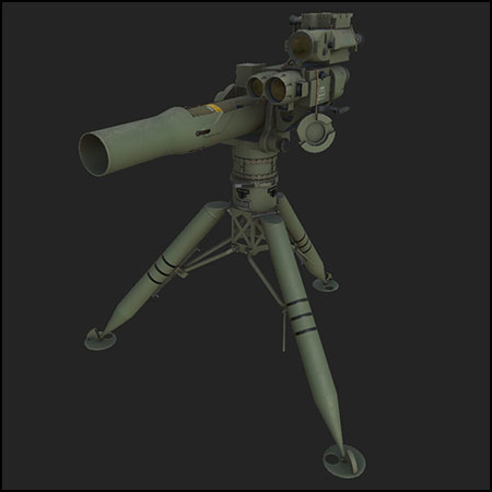 TOW导弹发射器素材之家精选3D模型