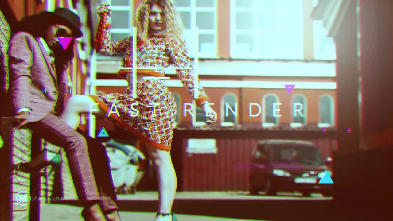 动态动画叠加和现代文本动画介绍素材库精选AE模板