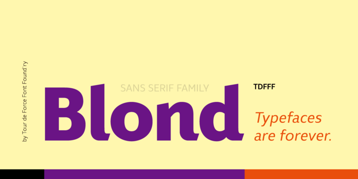 Blond Font Family素材之家精选英文字体