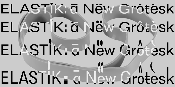 Elastik Font Family素材之家精选英文字体