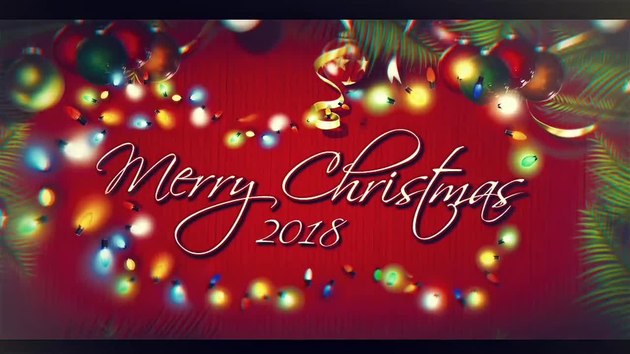 时尚的圣诞场景素材库精选AE模板素材