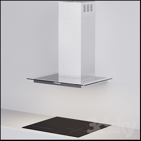 直吸油烟机素材之家精选3D模型