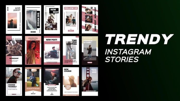 优雅且具有动画效果的素材库精选AE模板