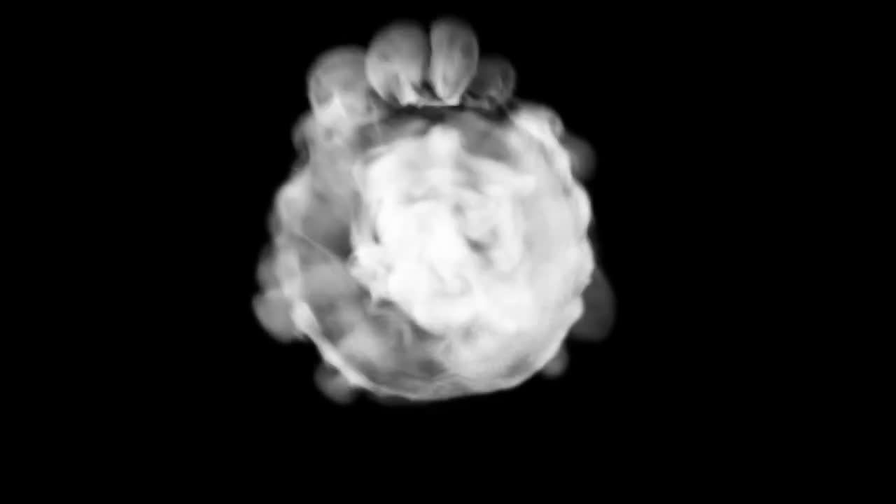 烟雾logo标志展示动画素材库推荐PR模板