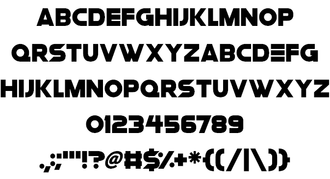 Space Quest font插图1