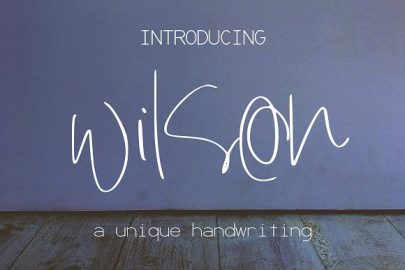 Wilson Font素材之家精选英文字体