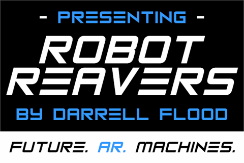 Robot Reavers font素材之家精选英文字体