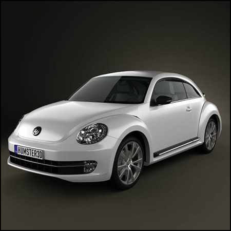 大众甲壳虫2012款汽车素材之家精选3D模型