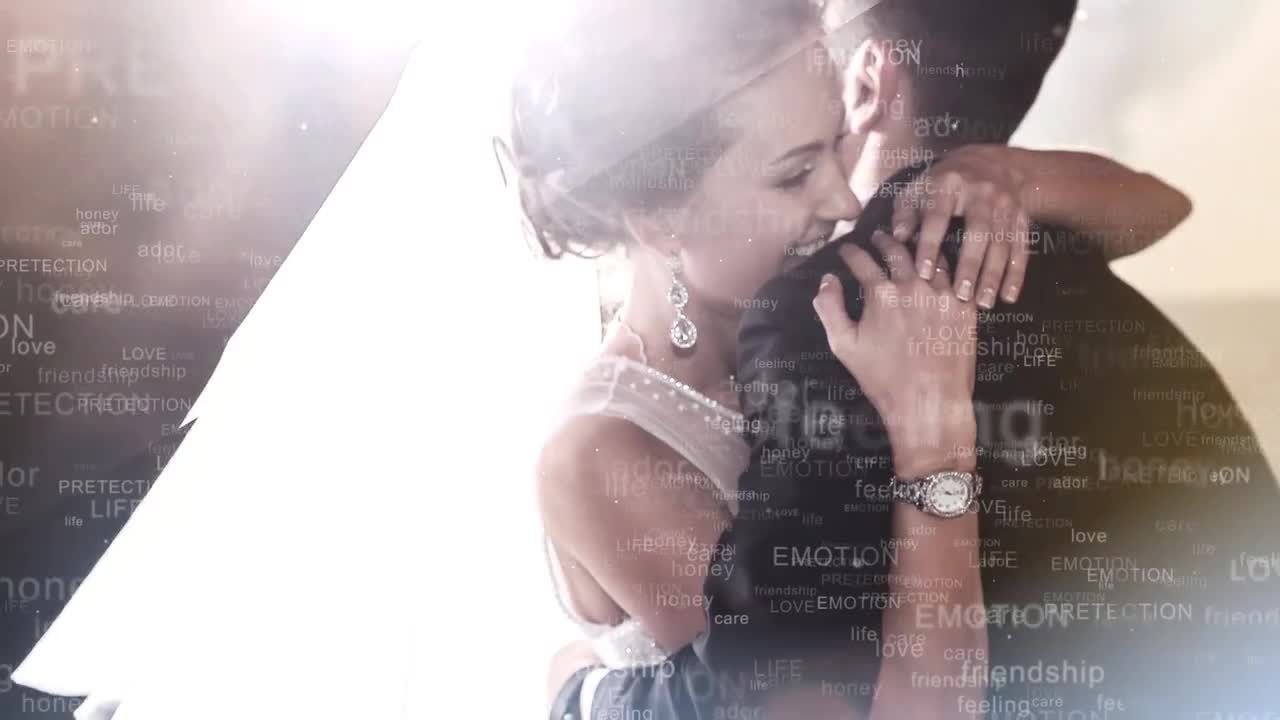 婚礼视频或活动制作爱情故事效果素材库精选AE模板