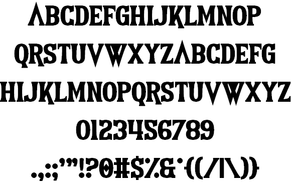 Earthshattering font插图1 Earthshattering font插图1