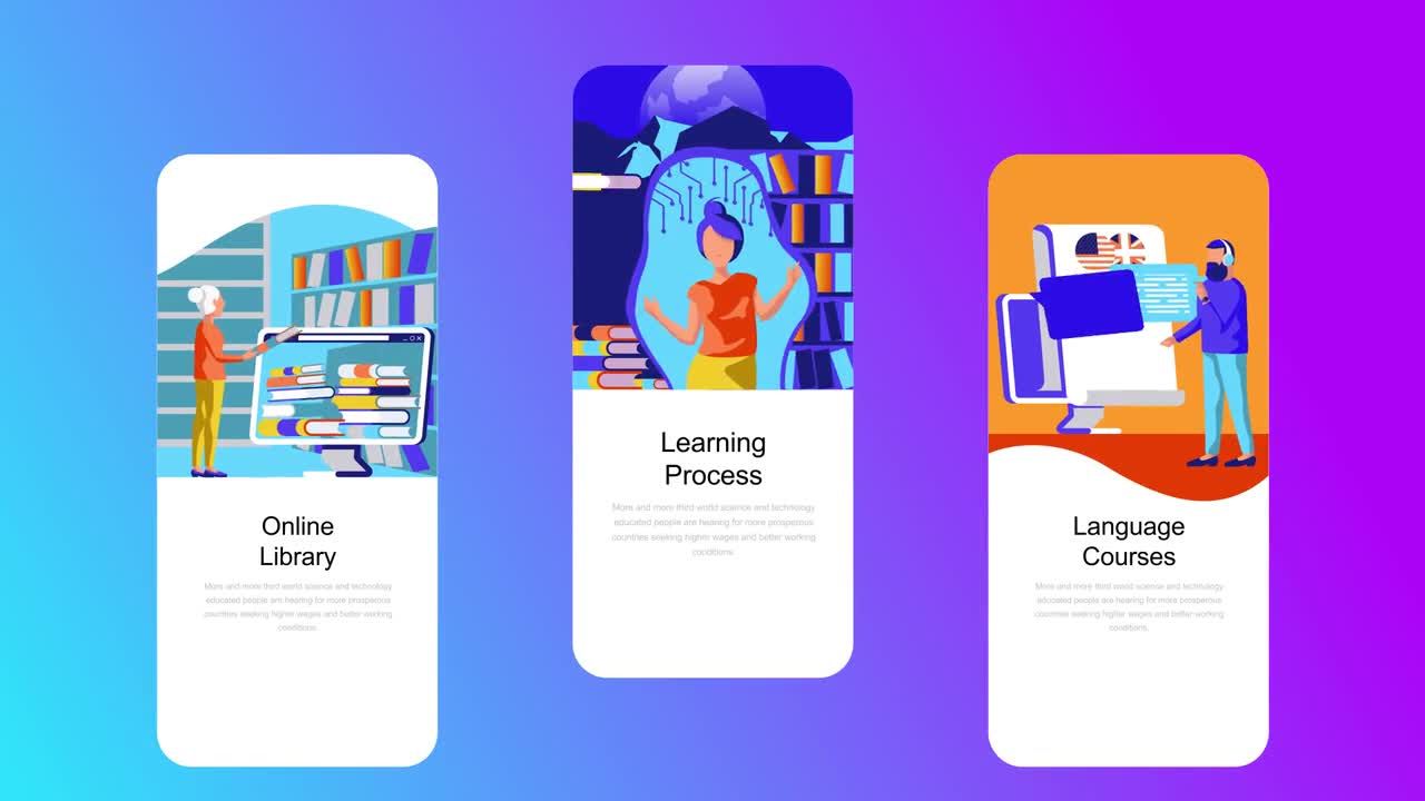 6款明亮的竖屏商业幻灯片促销素材库精选AE模板