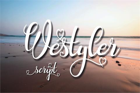 Westyler font素材之家精选英文字体