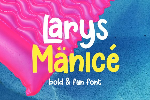 Larys Manice – Bold & Fun Font素材之家精选英文字体