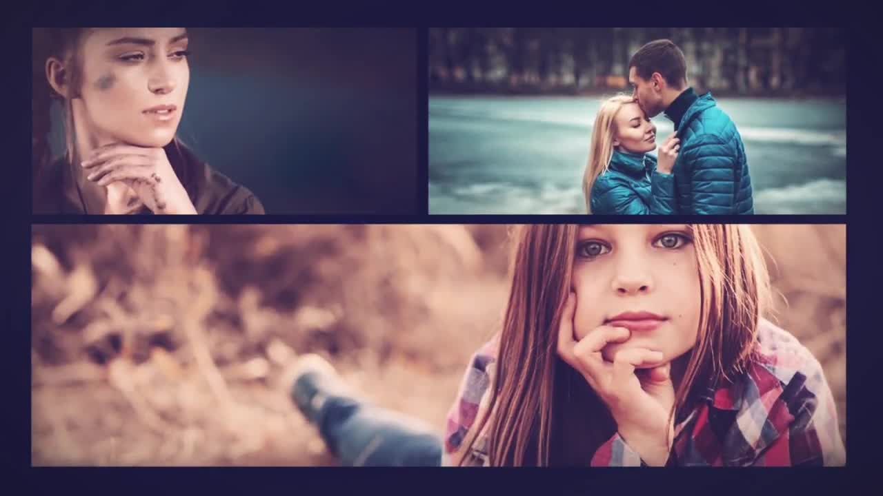 微笑幻灯片动画素材库精选AE模板