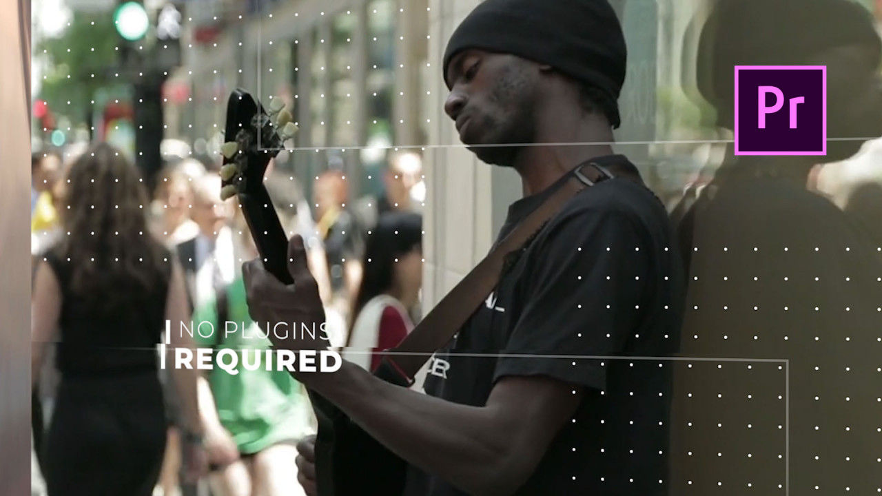 时尚的街头酷炫商业视频素材库精选pr模板