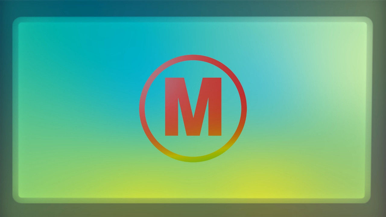 创意独特彩色动画渐变效果徽标展示素材库推荐PR模板