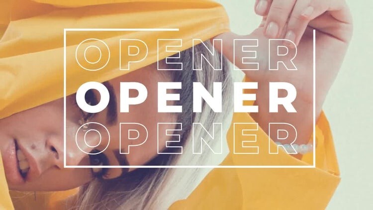 青春活力的动态开场白素材库精选AE模板