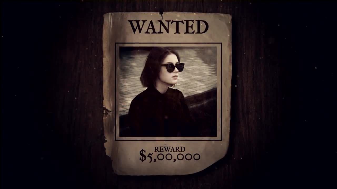 通缉预告片宣传片素材库精选AE模板