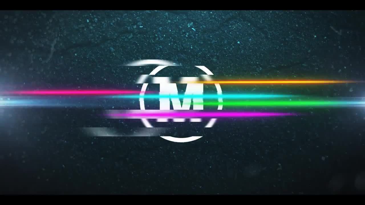 霓虹灯赛车徽标素材库精选AE模板