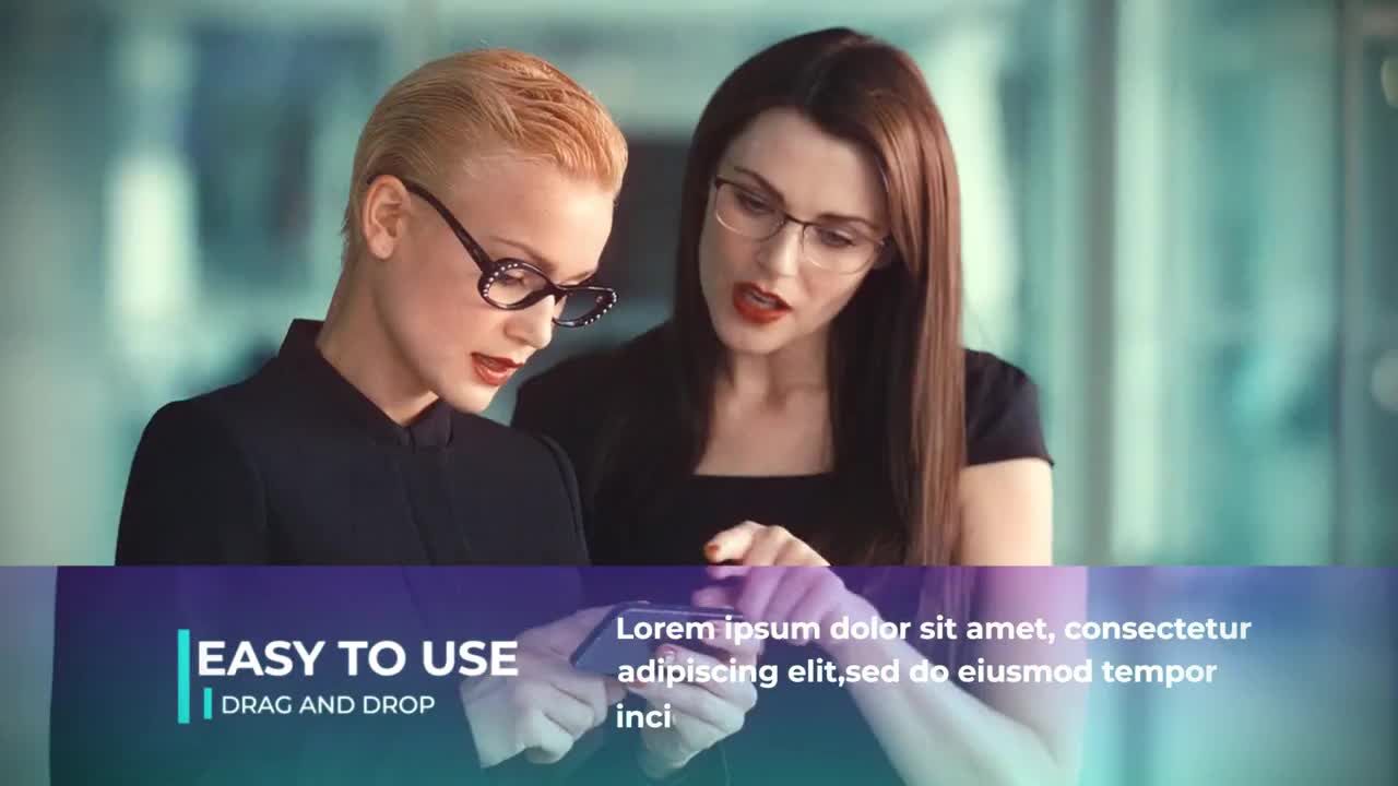 商业广告企业宣传素材库精选pr模板