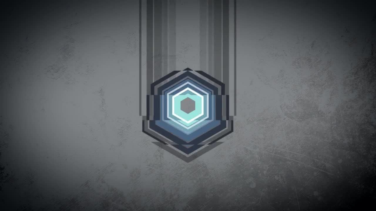 多边形钢标志素材库精选AE模板