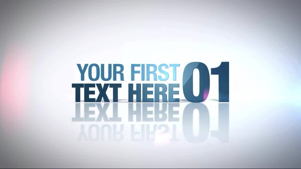 AE标题文本动画模板