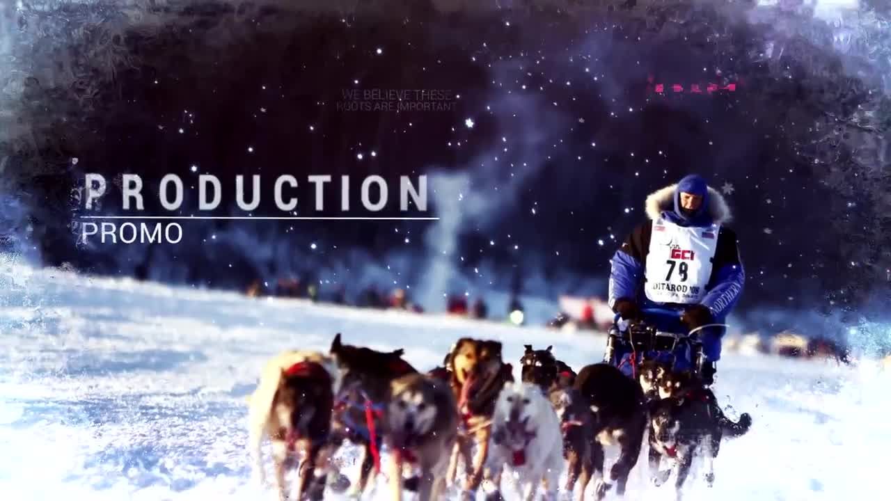 现代时尚的冬季转场素材库精选AE模板