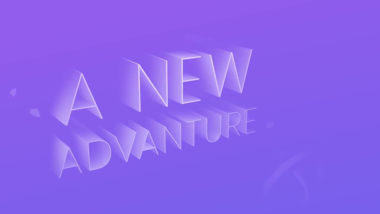 3D褪色文本动画素材库精选AE模板