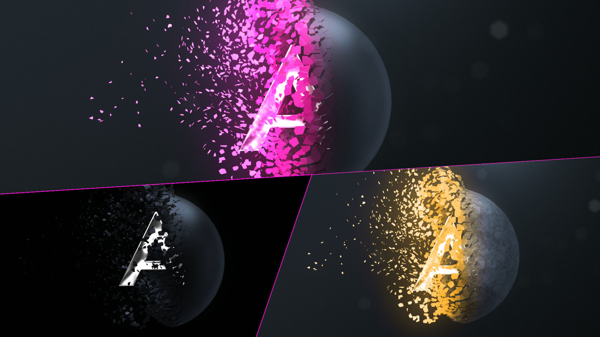 3D球体电影徽标显示素材库精选AE模板