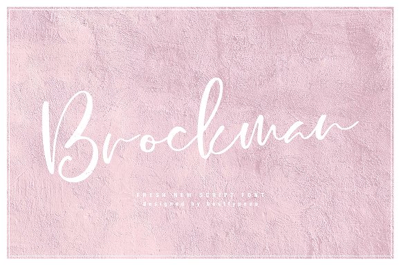 Brockman Font素材之家精选英文字体