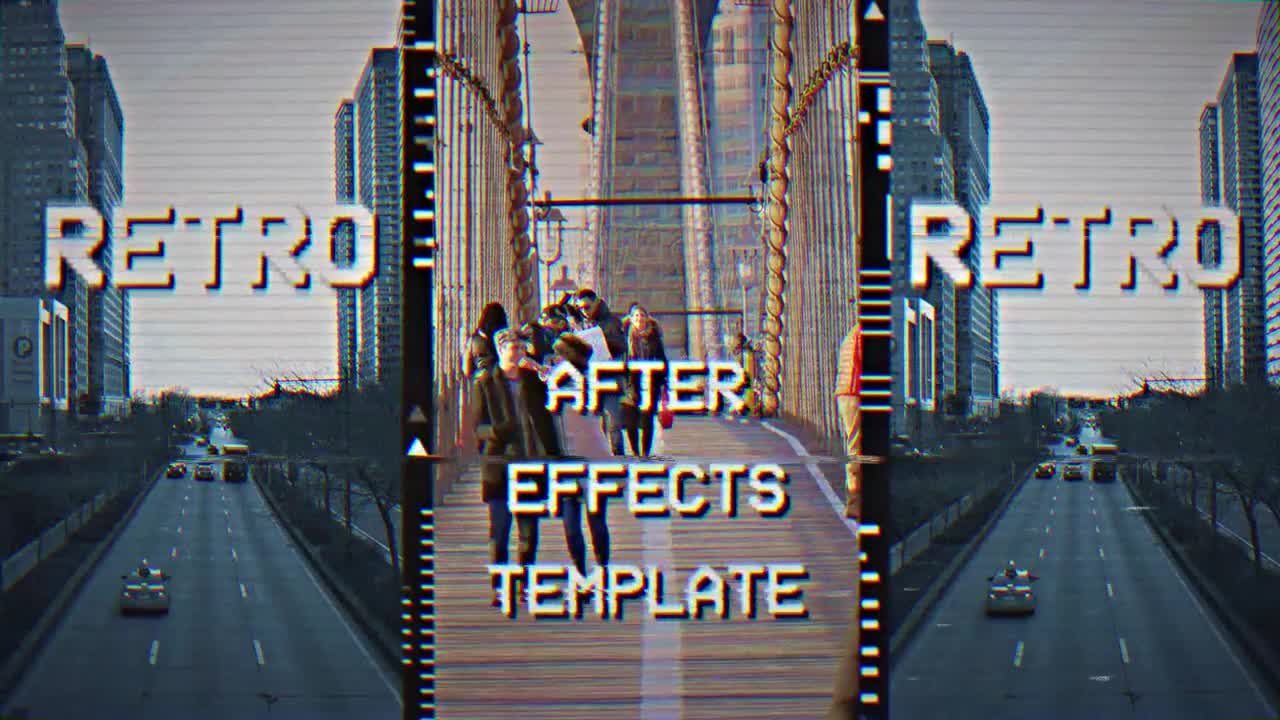 复古设计展示活动产品素材库精选AE模板