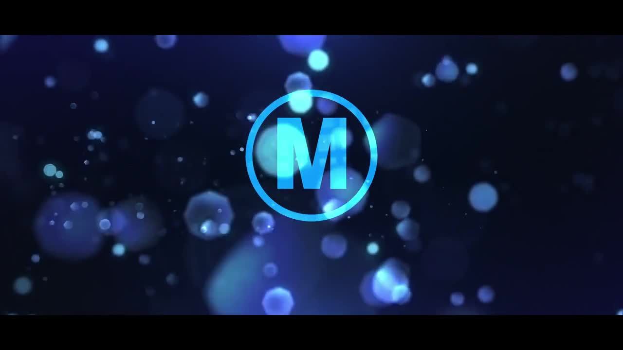 电影散景徽标显示素材库推荐PR模板