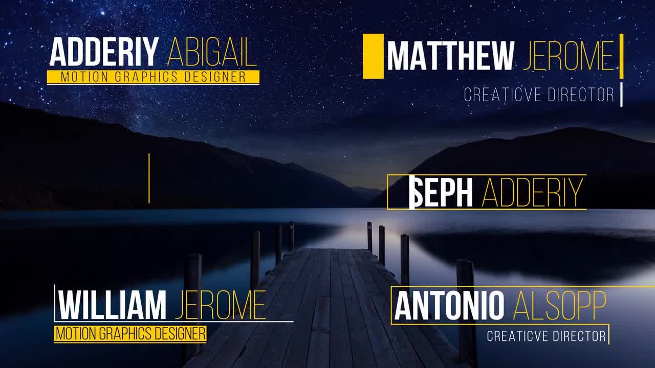 13个清洁低三标题动画素材库精选AE模板