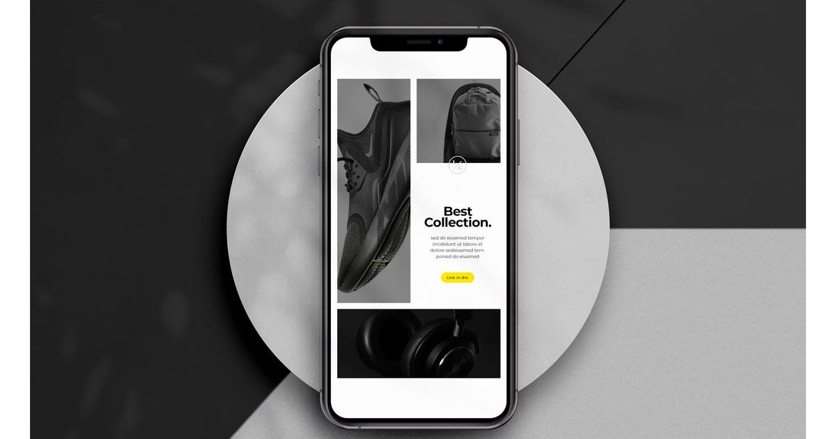 极简时尚Instagram社交媒体品牌促销设计模板素材库精选v1插图