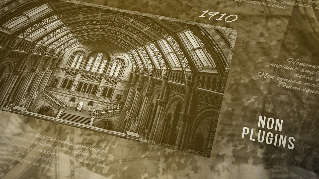 促销和活动视频开场白历史幻灯片素材库精选AE模板