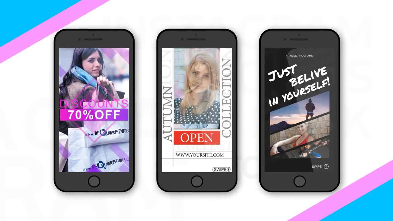 15个Instagram故事素材库精选AE模板