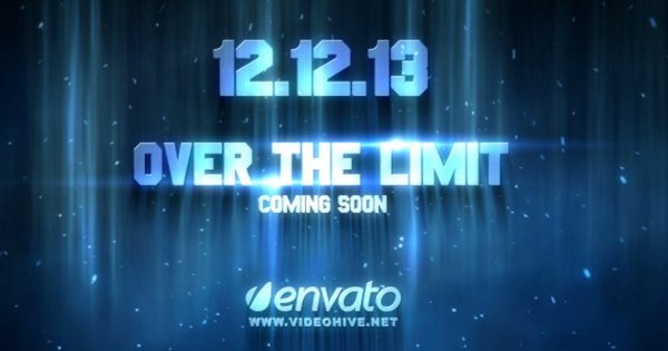史诗游戏/动漫游戏预告视频3D立体字幕素材库精选AE模板 Over The Limit