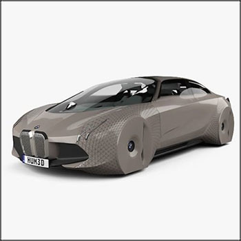 宝马BMW Vision Next 100 concept with HQ interior 2016 素材之家精选3D模型