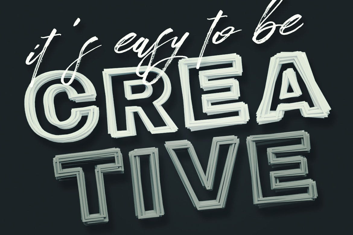 剪纸艺术英文空心字体下载插图(4)