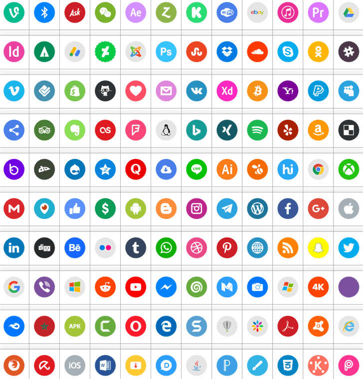 Type Icons Color 2019 font插图 Type Icons Color 2019 font插图