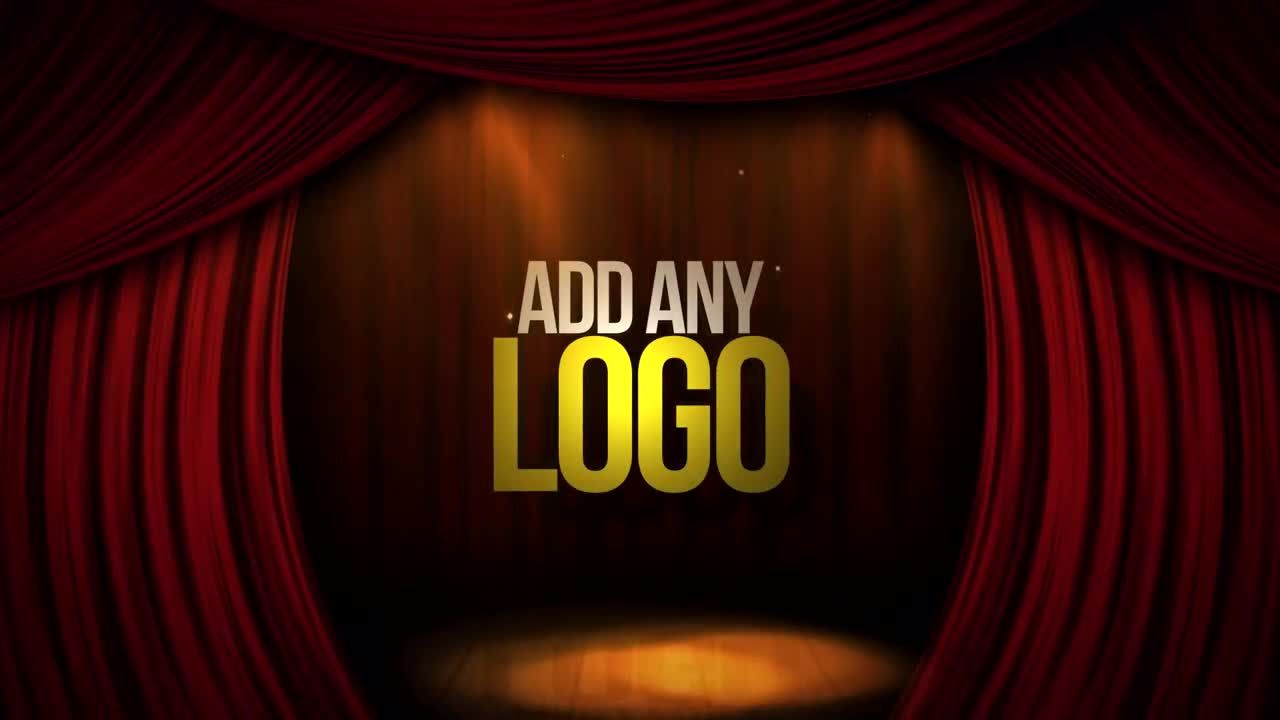 优雅的窗帘显示素材库精选AE模板