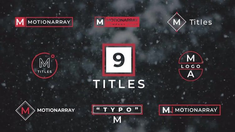 精美整洁的全屏动画展示ae模板